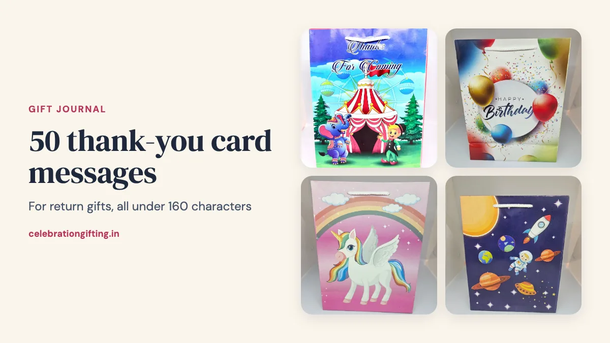 Carnival, Happy Birthday, unicorn and space printed gift bags from the Celebration Gifting catalogue